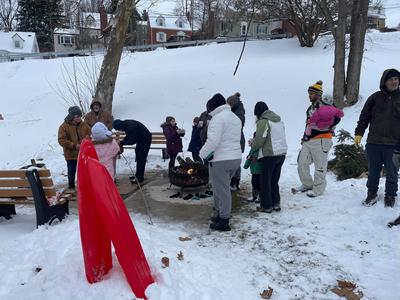 sled riding